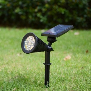 Foco refletor Solar com estaca para jardim 2W