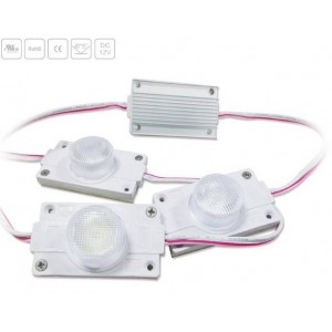 Cadeia de 20 módulos LED para letreiros de fachada SMD3535 3W 12V IP65