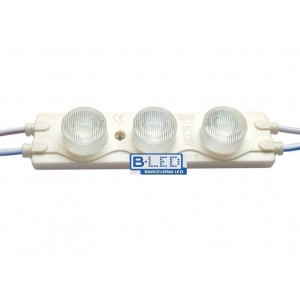 Cadeia de 20 módulos LED para rótulos 2,5W 230V IP65 15 ° 6200 °K