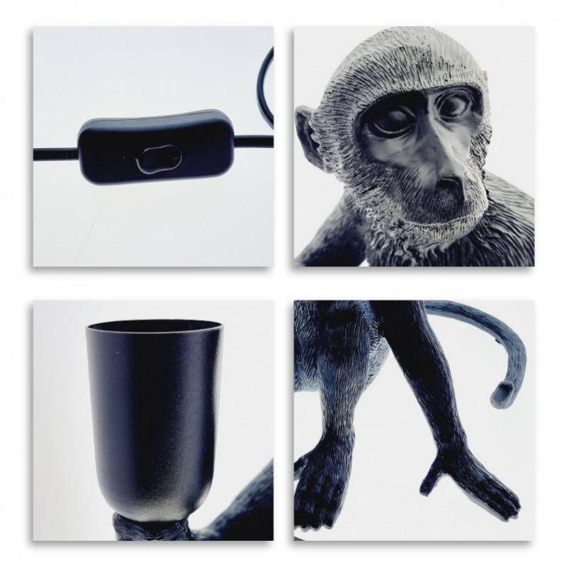 Candeeiro macaco de mesa de resina "RILA" Candeeiro macaco de mesa de resina "RILA"