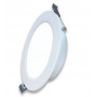 luminária circular embutida de 4w