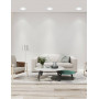 Downlight LED redondo de embutir 6W - Corte Ø95mm