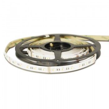 Faixa de LED 24V-DC 96W RGBWW IP20 (SMD5050) Rolo 5 metros Faixa de LED 24V-DC 96W RGBWW IP20 (SMD5050) Rolo 5 metros