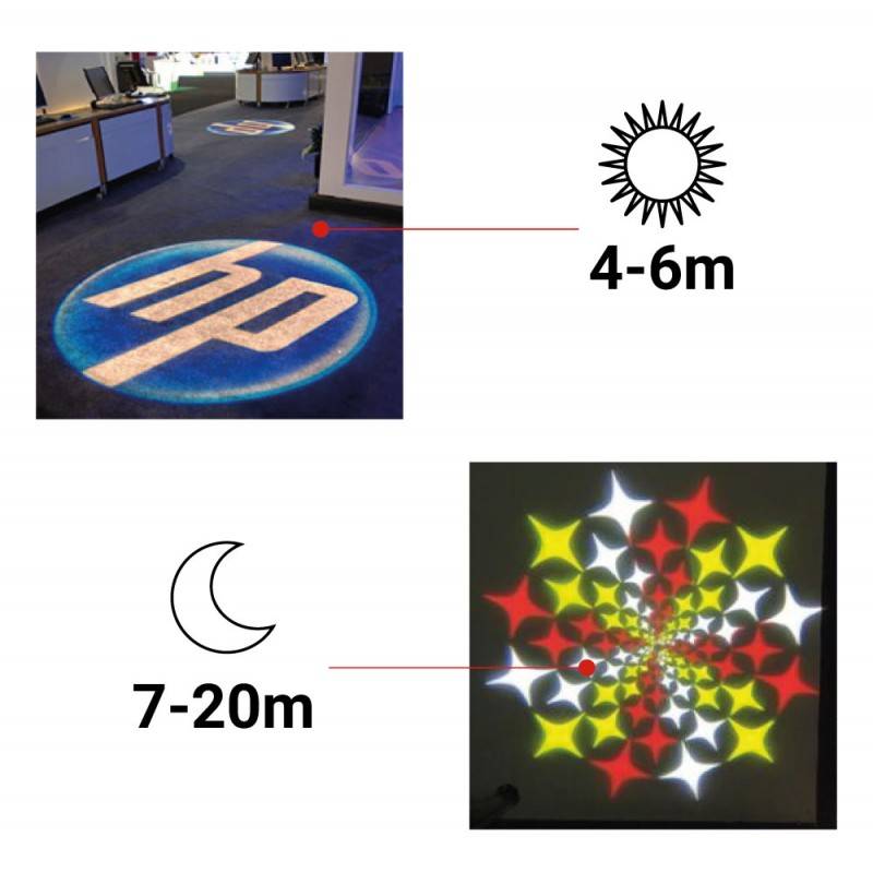 Projetor de logótipo para interior