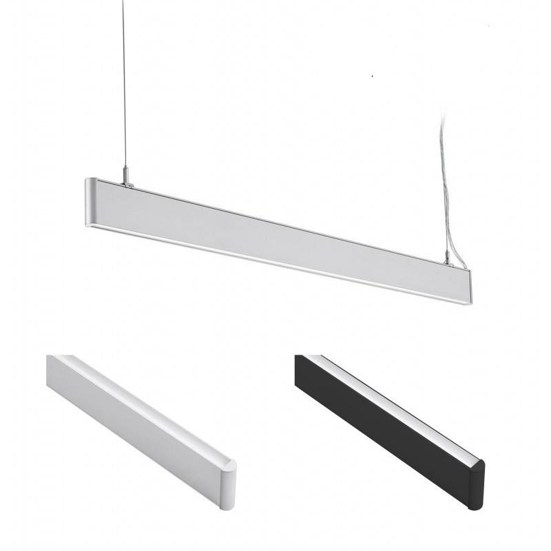 Candeeiro suspenso linear LED 40W 120cm 3200lm
