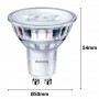Lâmpada LED GU10 4.6W 36º 390lm - Corepro LEDspot Philips