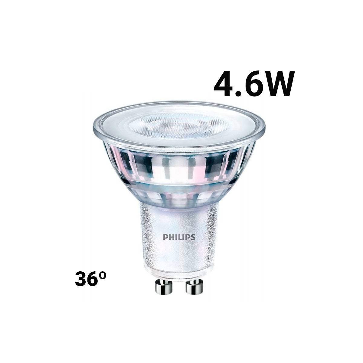 Lâmpada LED GU10 4.6W 36º 390lm - Corepro LEDspot Philips