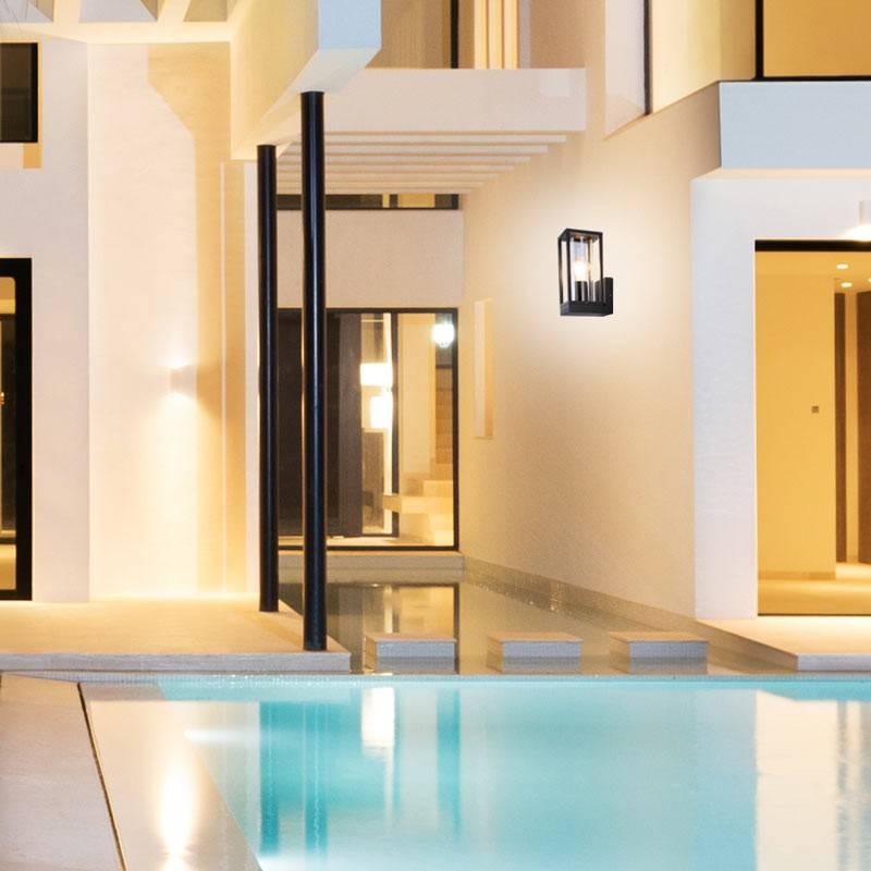 Aplique de parede exterior "LUZY" E27 IP44 Aplique de parede exterior "LUZY" E27 IP44