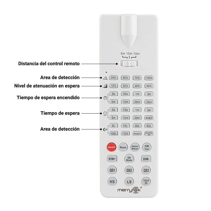 Sensor de movimento Merrytek Control 1-10V MC054V