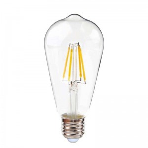 Lâmpada de incandescência LED vintage ST64 E27 6W