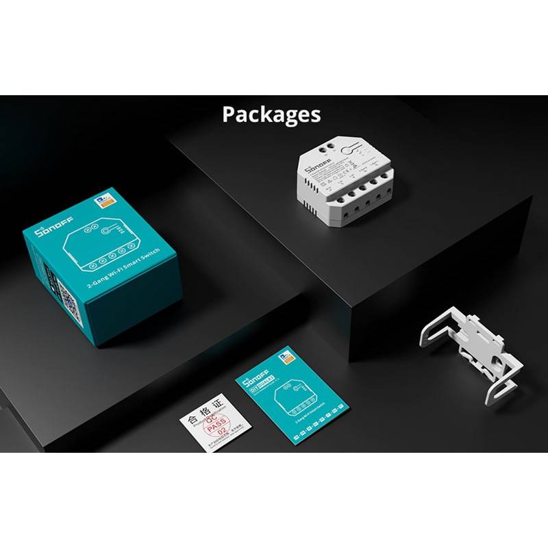 Interruptor Inteligente Wifi programável Smart Light | SONOFF Interruptor Inteligente Wifi programável Smart Light | SONOFF