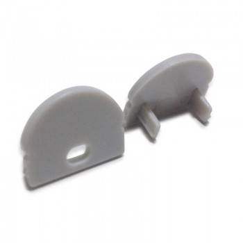 Tampa para perfil de superfície 17x8mm com difusor ótico 60° (1un) Tampa para perfil de superfície 17x8mm com difusor ótico 60° (1un)