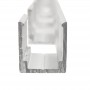 Perfil flexível de alumínio 10x10 para néon ou capa de silicone