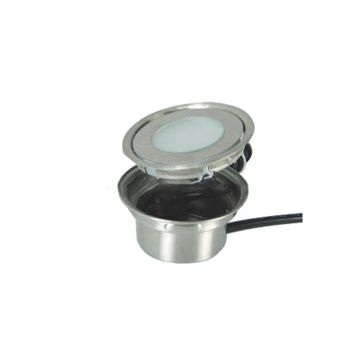 Foco LED baliza encastrável RGB 0,7W 12V-DC IP67