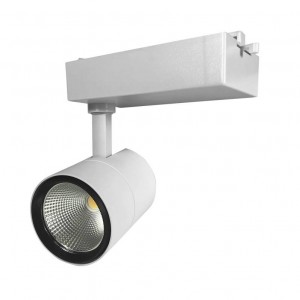 Foco projetor LED CCT 40W PHILIPS Driver 3600lm para carril monofásico