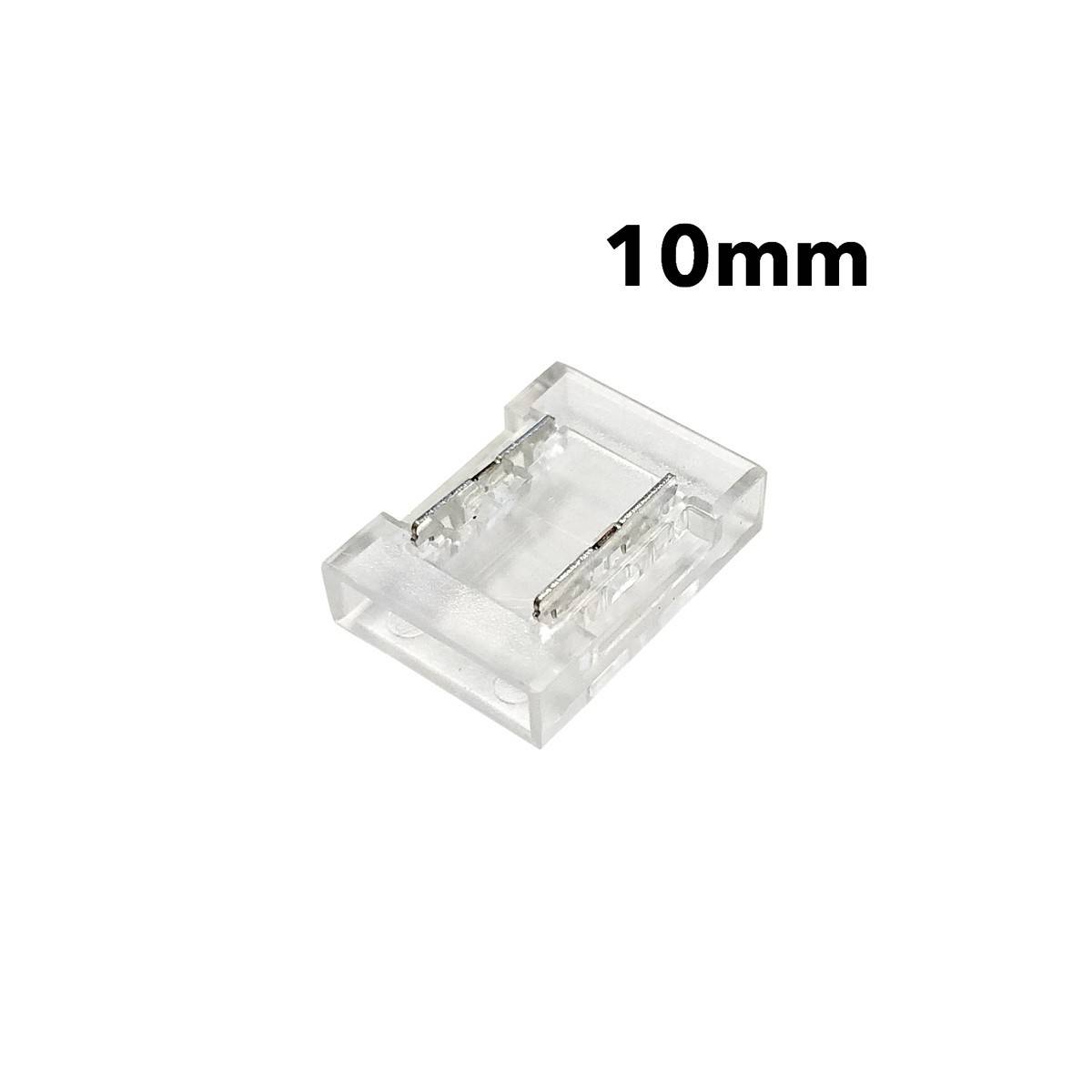 Conector para fita a fita LED COB CLIP invisível 2 pinos 10mm IP20