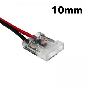 Conector para início de fita LED monocromática de 10mm