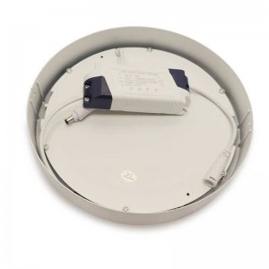 Plafón downlight redondo LED 18W superfície - 5 anos de garantia