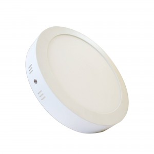 Plafón downlight redondo LED 18W superfície - 5 anos de garantia