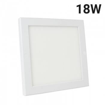 Plafón LED 18W de superfície quadrado IP20 ultrafino Plafón LED 18W de superfície quadrado IP20 ultrafino