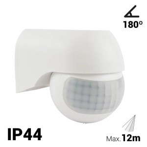 Sensor de movimento PIR infravermelho direcionável IP44