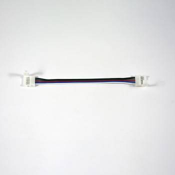 Cabo conector rápido para união entre fitas LED RGBW 12/24V Cabo conector rápido para união entre fitas LED RGBW 12/24V
