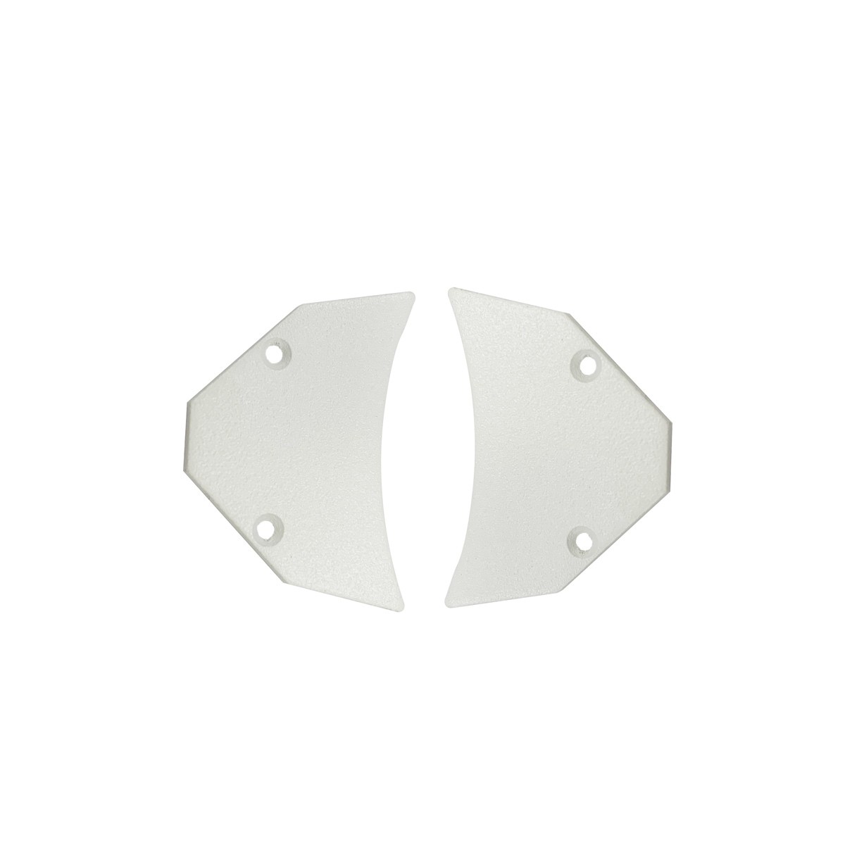 Tampas para perfil de alumínio de LED duplo ref. BPERFALP191