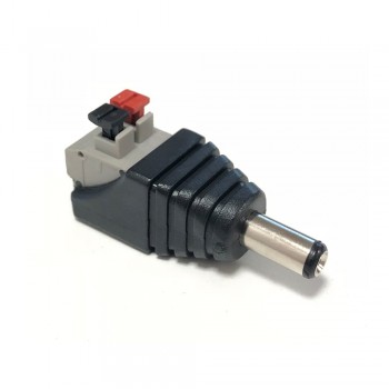 Conector ficha Jack RCA Macho ligação rápida para fita LED Conector ficha Jack RCA Macho ligação rápida para fita LED