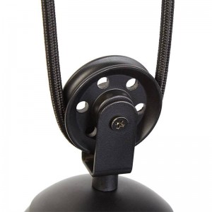 Candeeiro suspenso industrial roldana “CLOCK WORK”