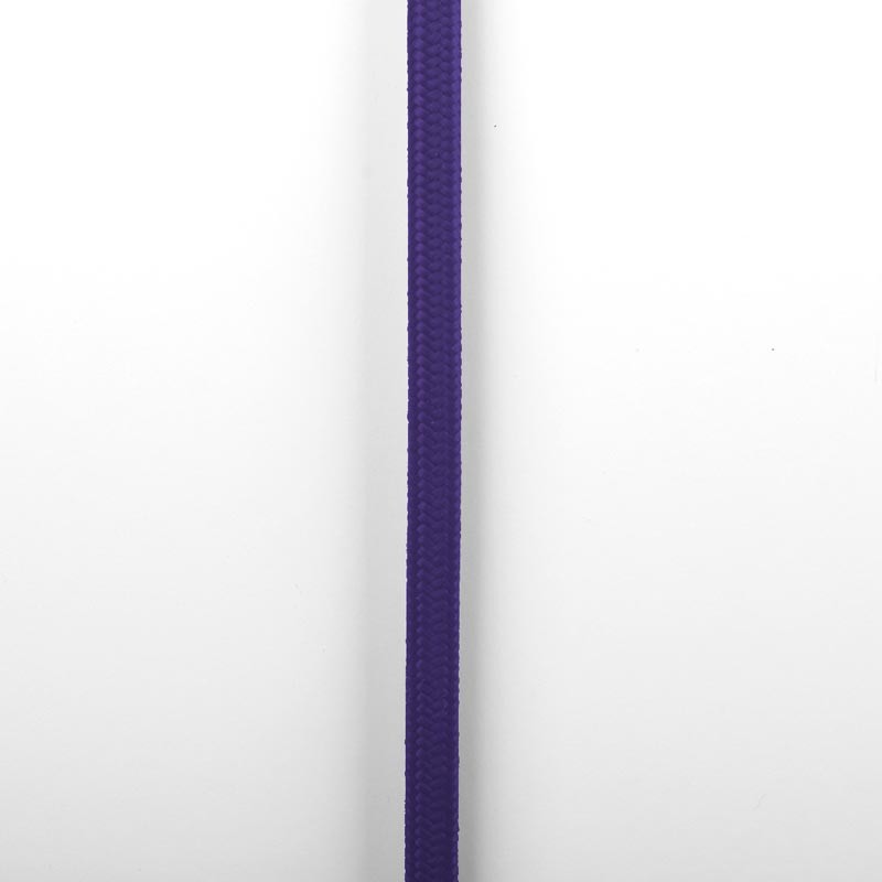 Cabo eléctrico redondo revestido com algodão Violeta Cabo eléctrico redondo revestido com algodão Violeta