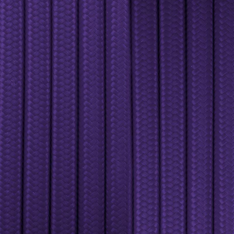 Cabo eléctrico redondo revestido com algodão Violeta Cabo eléctrico redondo revestido com algodão Violeta