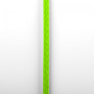 Cabo eléctrico de algodão verde cítrico