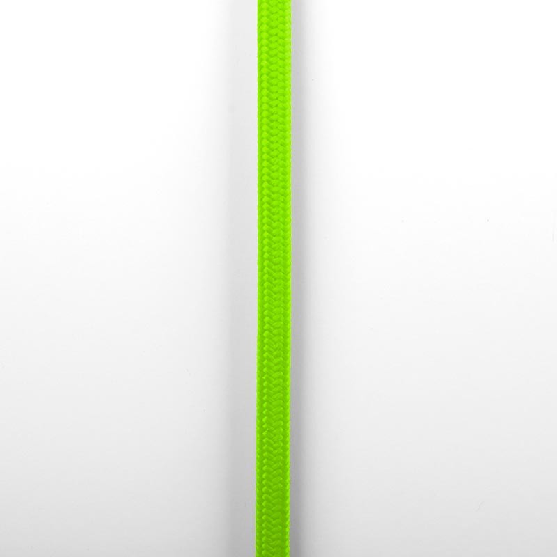 Cabo eléctrico de algodão verde cítrico