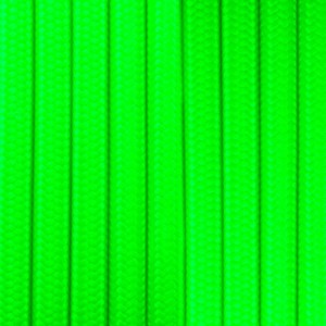 Cabo eléctrico de algodão verde cítrico