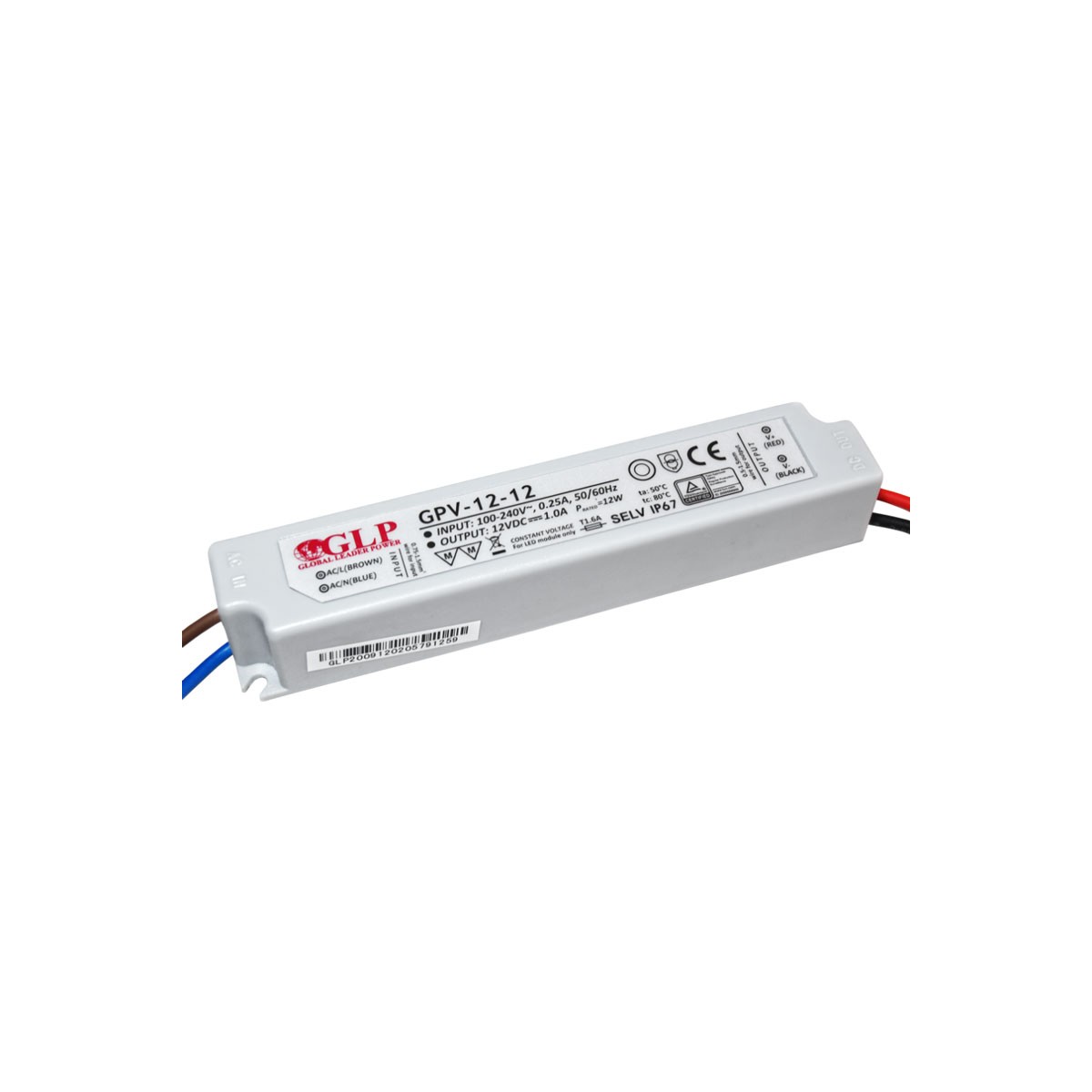 Fonte de alimentação 12W 12V LED - GPL