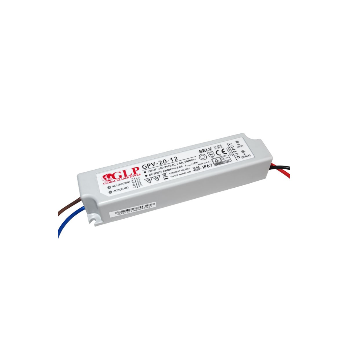 Fonte de alimentação LED 20W 12V - GPL