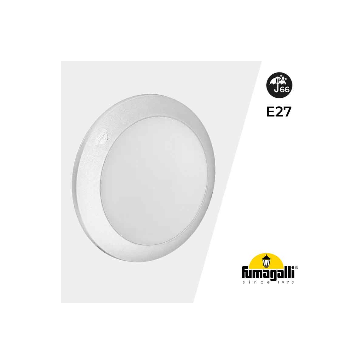 FUMAGALLI BERTA E27 IP66 lâmpada estanque de parede ou tecto