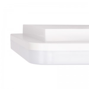 Plafón de tecto LED quadrado branco impermeável