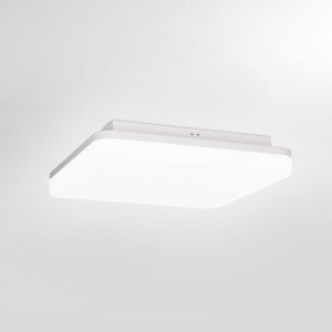 Plafón de tecto LED quadrado branco impermeável