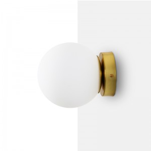 Aplique de parede bola de cristal "Rober" minimalista