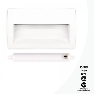 Aplique de parede de exterior CCT 270 R7S 10.5W FUMAGALLI