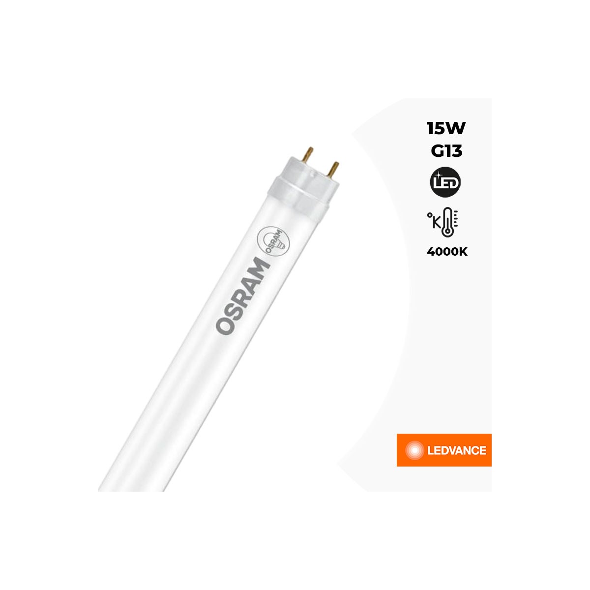 LED T8 120cm OSRAM 16.4W vidro opalino : SubstiTUBE STAR