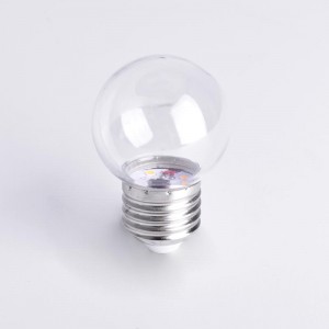 Lâmpada LED E27 1W Transparente