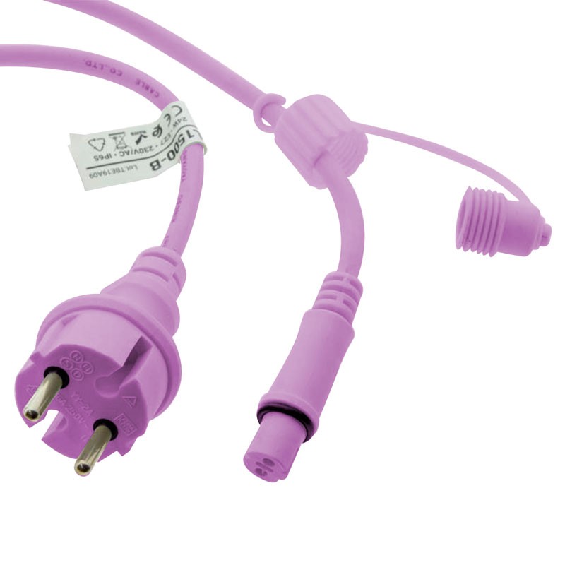 10 metros de grinalda para 10 lâmpadas IP65 10 metros de grinalda para 10 lâmpadas IP65