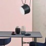 Candeeiro suspenso cinzento moderno "Agos" inspirado no design de Flos Aim