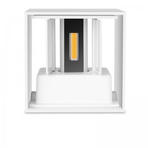 Pacote de 2 luzes de parede "KURTIN" 6W de abertura de luz ajustável