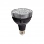 KIT Foco LED de carril monofásico ajustável "CINEMA" + Lâmpada LED PAR30 E27