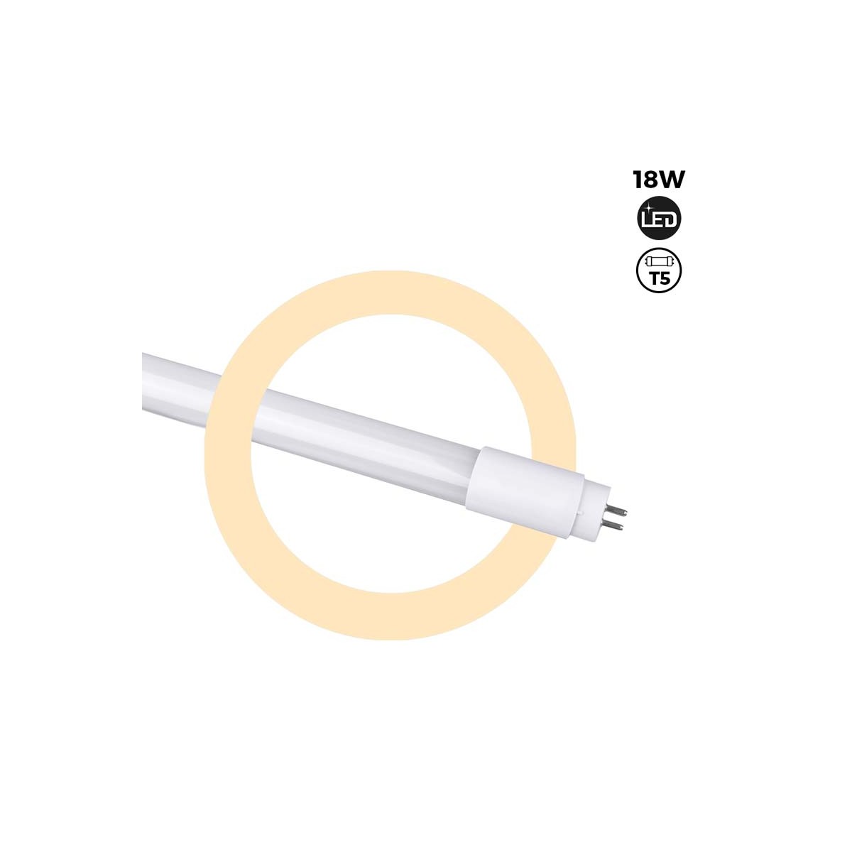 Tubo LED T5 18W 150cm (1465mm) vidro opala