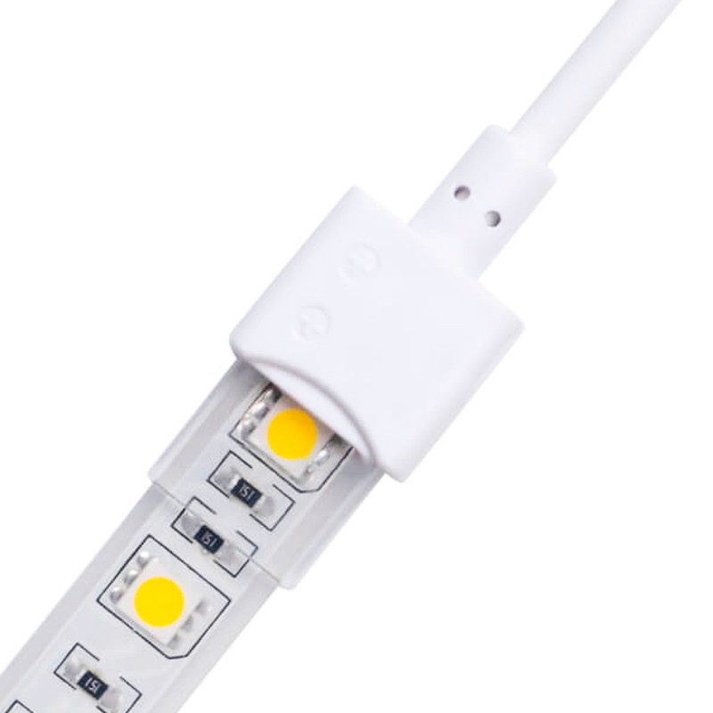 Conector Inicial Fita LED 10mm 2PIN Impermeável IP68 Conector Inicial Fita LED 10mm 2PIN Impermeável IP68