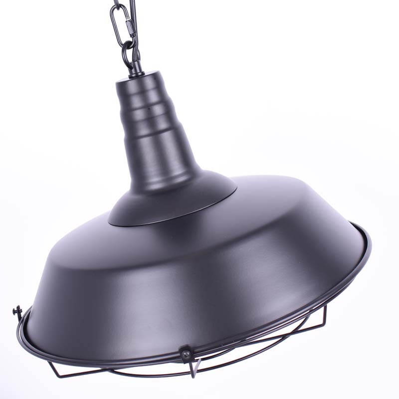 Candeeiro de suspensão vintage  preto Candeeiro de suspensão vintage  preto